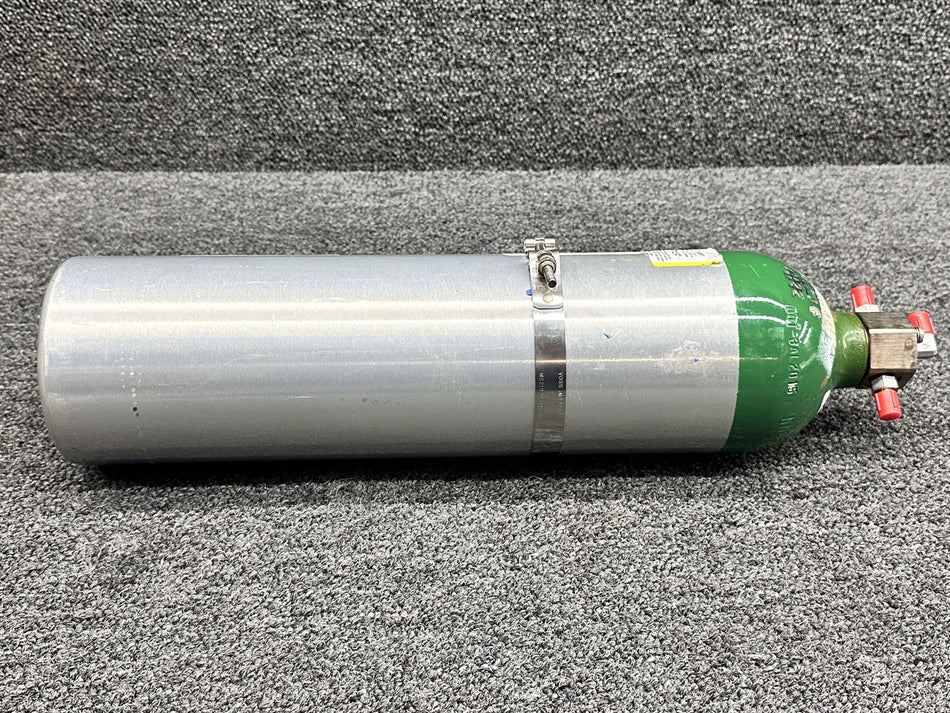 100N4000-2 Precise Flight Oxygen Bottle & Distribution Manifold w Triple Port