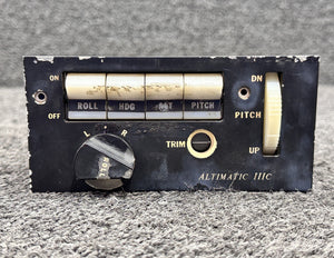 Piper Altimatic IIIC Roll Trim Pitch Autopilot Controller Assembly
