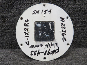 0762035-1 Cessna 182RG Courtesy Light Cover Plate (Stained Glass)