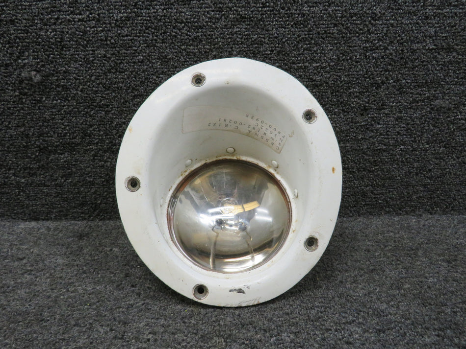 2252021-17, 4591 Cessna R182 Landing Light Housing and Lamp Assembly LH (Worn)