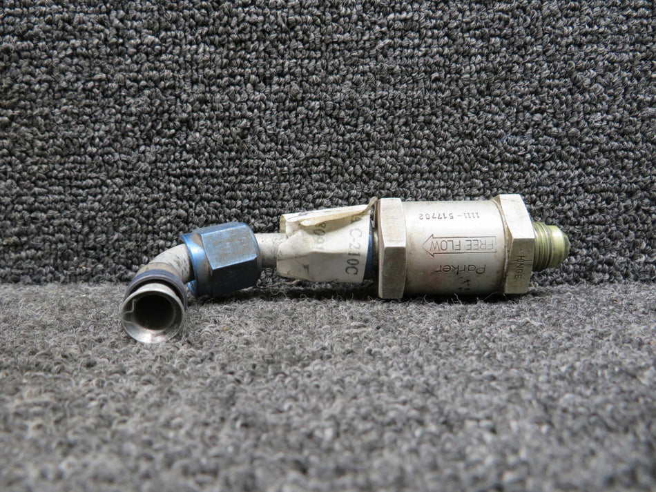 1111-517702 Parker Low Pressure Fuel Check Valve Assembly