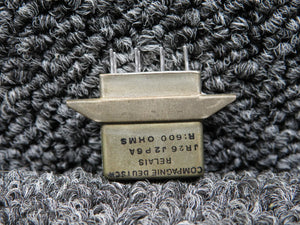 JR26J2P6A Compagnie Deutscm Relay (Ohms: 600)