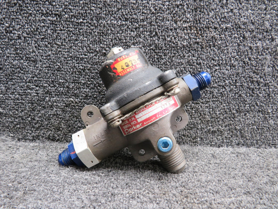 1554-546185 Parker Drain and Regulator Pressure Valve Assembly
