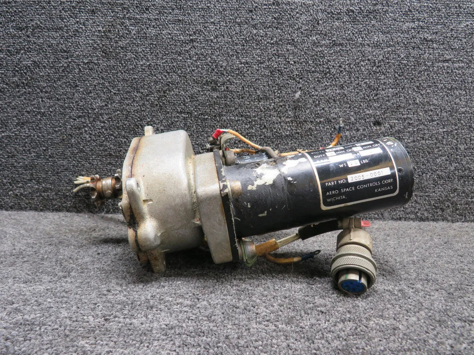 2005-0001 Aerospace Controls Actuator & Motor Assembly (Volts: 28, Amps: 14)