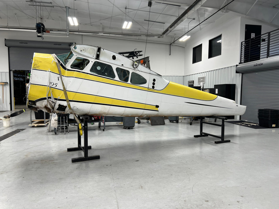 Cessna 195B Fuselage with Bill of Sale, Data Tag, Airworthiness, and Logs