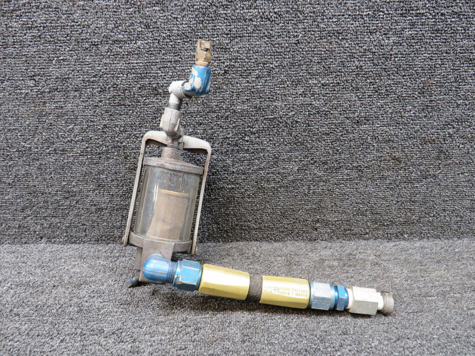 G199-100 Garwin Fuel Strainer with Fittings (Glass Bowl)