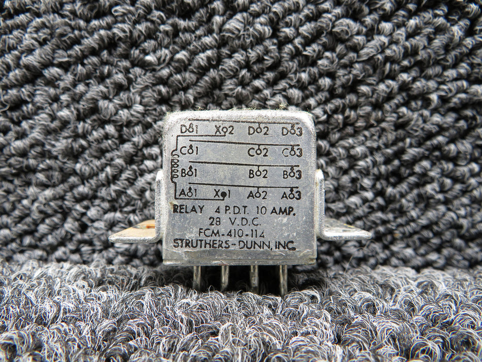 FCM-410-114 Struthers Dunn Relay (Volts: 28) (Amps: 10)