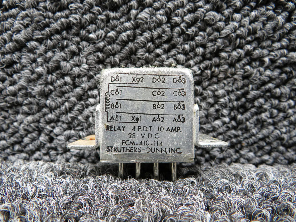 FCM-410-114 Struthers Dunn Relay (Volts: 28) (Amps: 10)