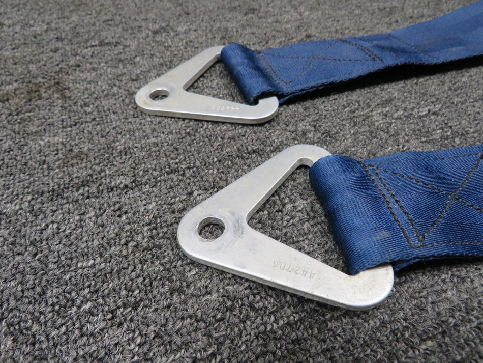 4000 American Safety Seatbelt Assembly with Beechcraft Emblem (Navy Blue)