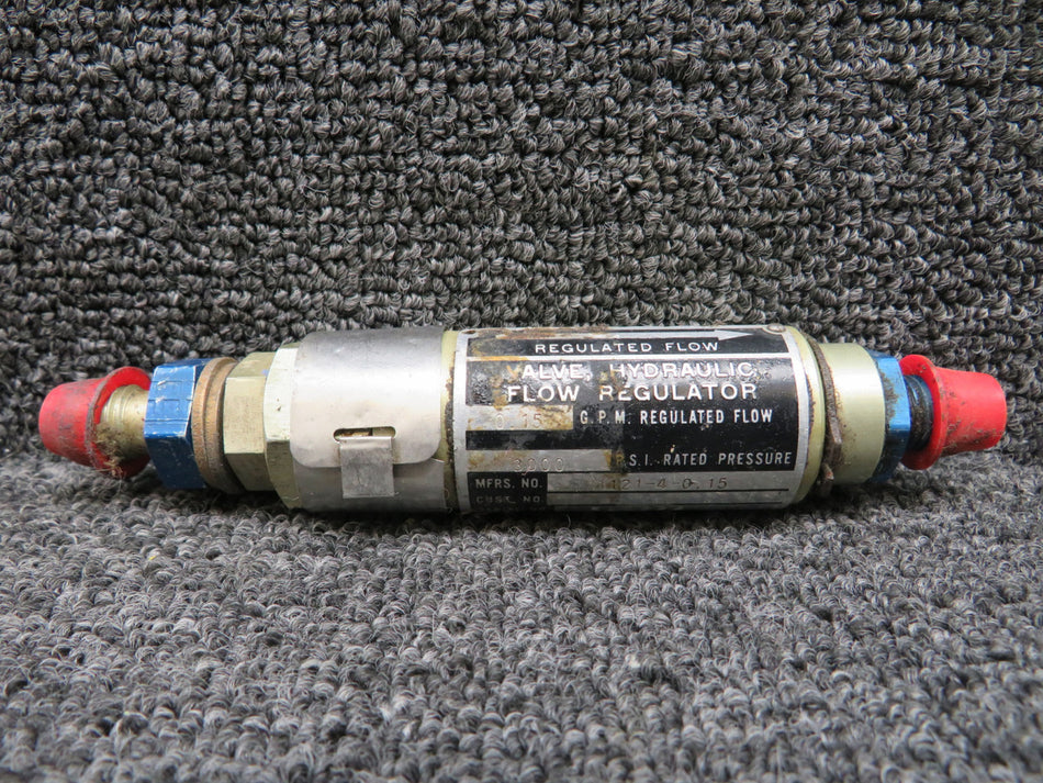 1121-4-0-15 (Alt: 980013-1) Waterman Hydraulic Flow Regulator Valve