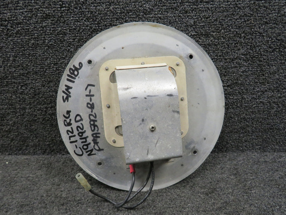 0521101-2 Cessna 172RG Courtesy Light Plate Assembly with Shield (Worn)