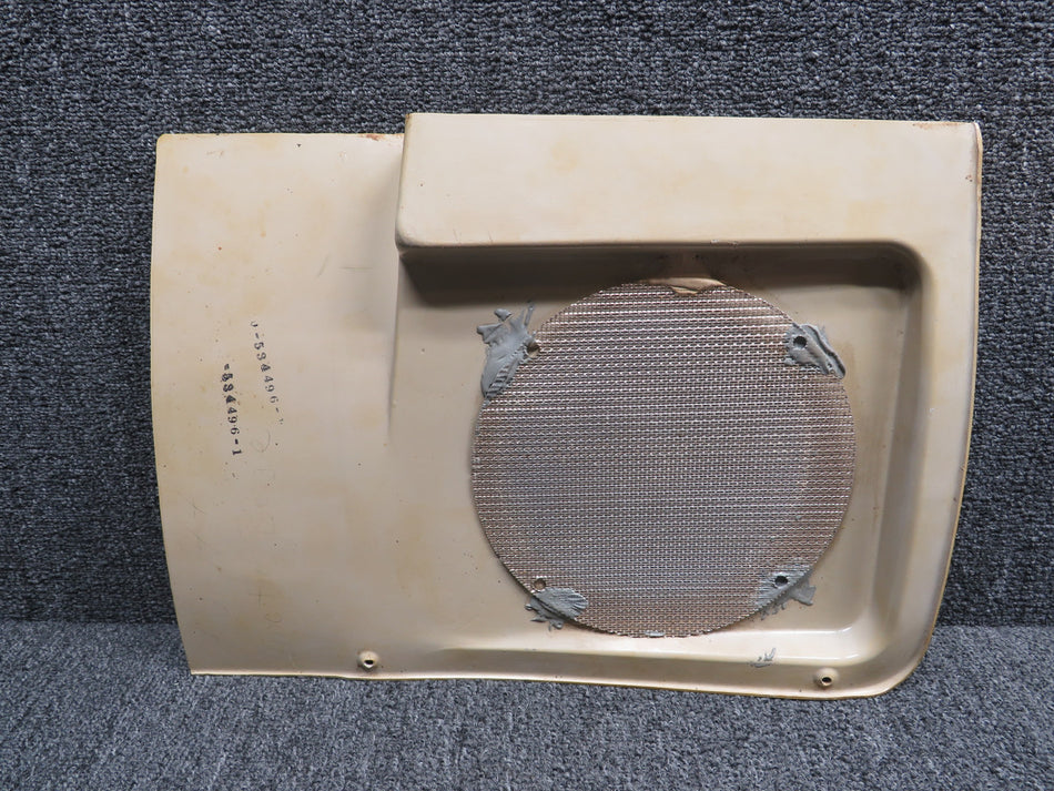 50-534496-1 Beechcraft 90A Radio Speaker Cover LH (Some Wear)