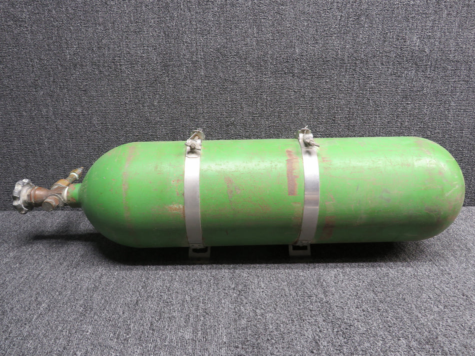ICC3AA1800, C166007-0102 Oxygen Bottle Assembly with Clamps
