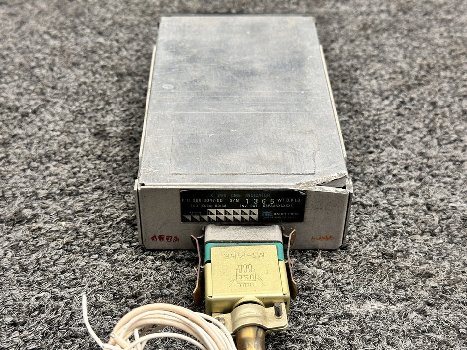 066-3047-00 King Radio KI-266 DME Indicator (Wear)