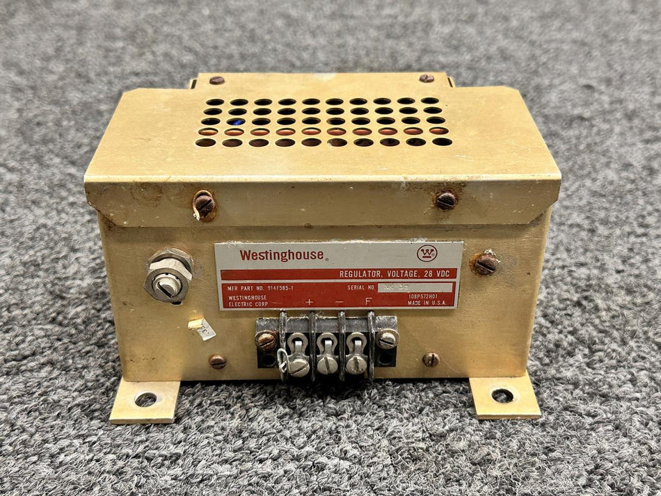 Westinghouse 914F585-1 Westinghouse Voltage Regulator Assembly (28V)