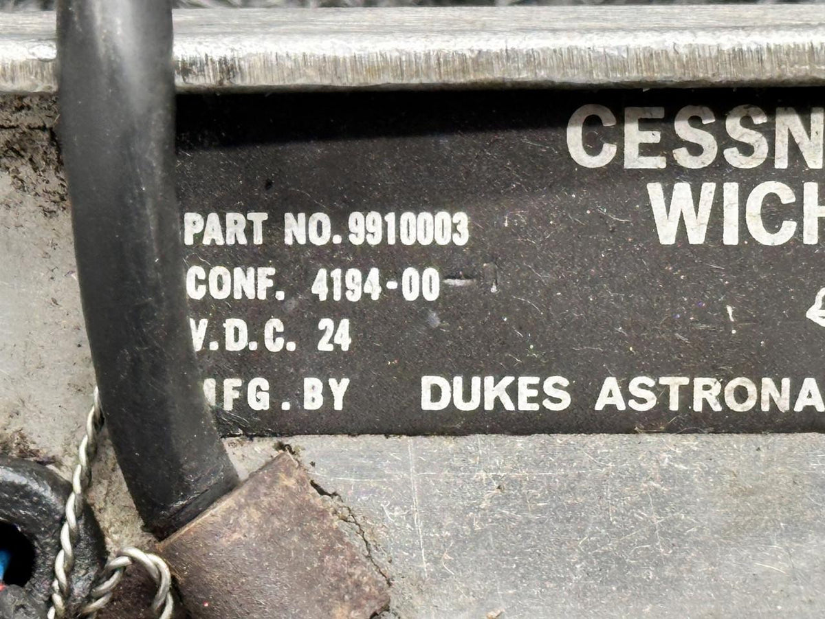Dukes 9910003 (Alt: 4194-00-1) Dukes Cowl Flap Actuator Assembly (24V)
