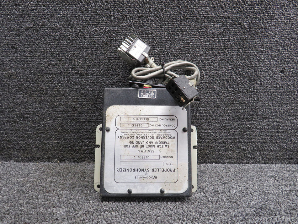 213504 (Alt: 213433) Woodward Propeller Synchronizer (Worn)