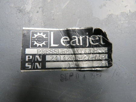 LearJet 2414200-27-603 LearJet 25B Cabin Pressure Control Box Assembly with Panel
