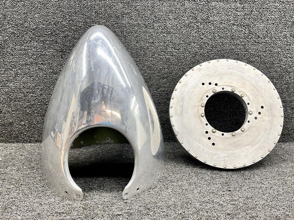Cessna Aircraft Parts 835-29, HTPC1904 Cessna 411 3-Blade Spinner Assembly with Bulkhead LH or RH