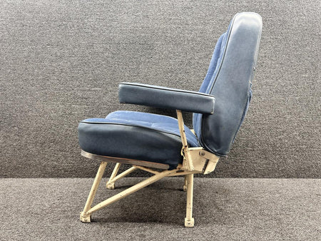 Cessna Aircraft Parts 5091402-1 Cessna 411 Passenger Rear Facing Seat Assembly (Rails: 12.75”)