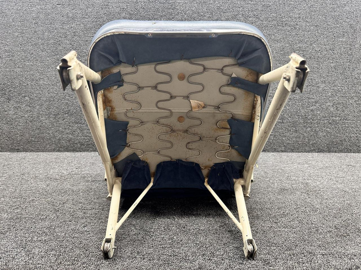 Cessna Aircraft Parts 5091402-1 Cessna 411 Passenger Rear Facing Seat Assembly (Rails: 12.75”)