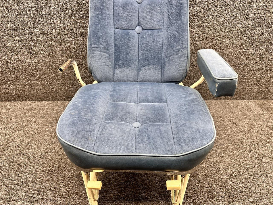 Cessna Aircraft Parts 5014000-1 Cessna 411 Passenger Forward Facing Seat with Headrest (Rails: 12.75”)