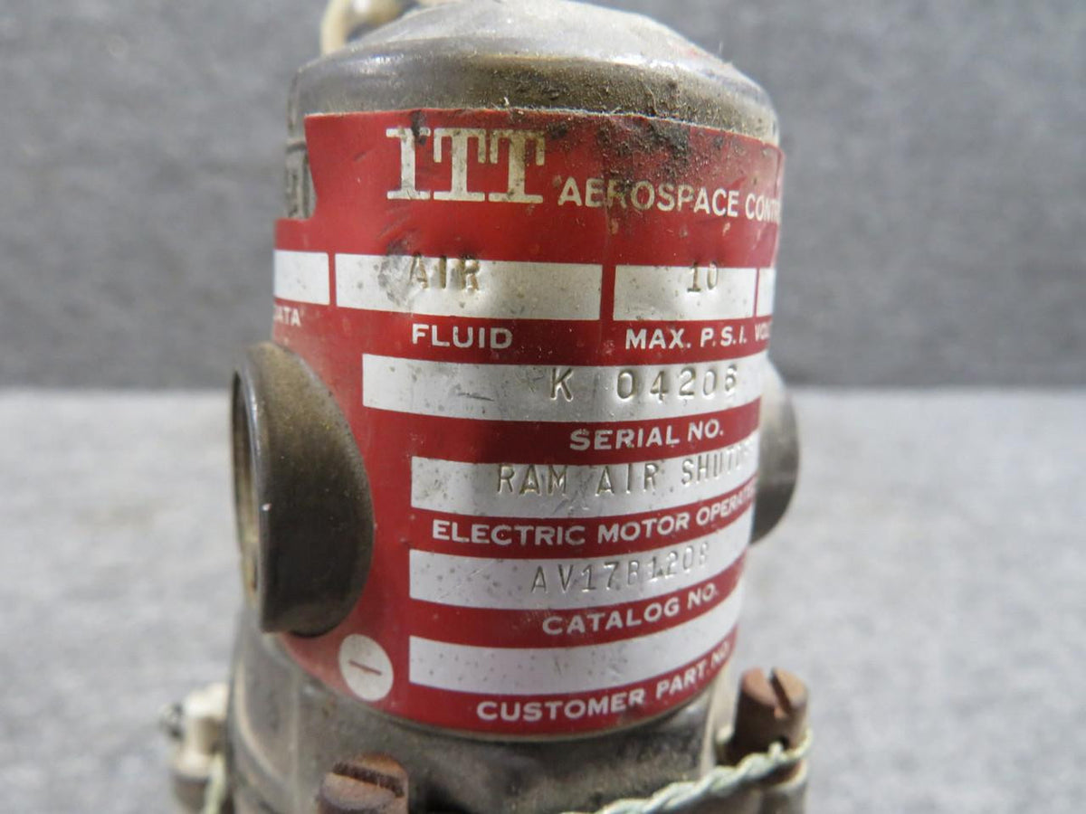 ITT AV17B1208 (Use: AV17B1208-1) ITT Shutoff Gate Valve with Large Gate Assy (28V)