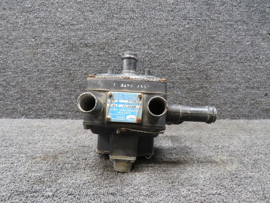 Bendix Airplane Parts & Equipment 38E63-1A Bendix Ejector Distributing Valve (Slight Corrosion) (Volts: 28)
