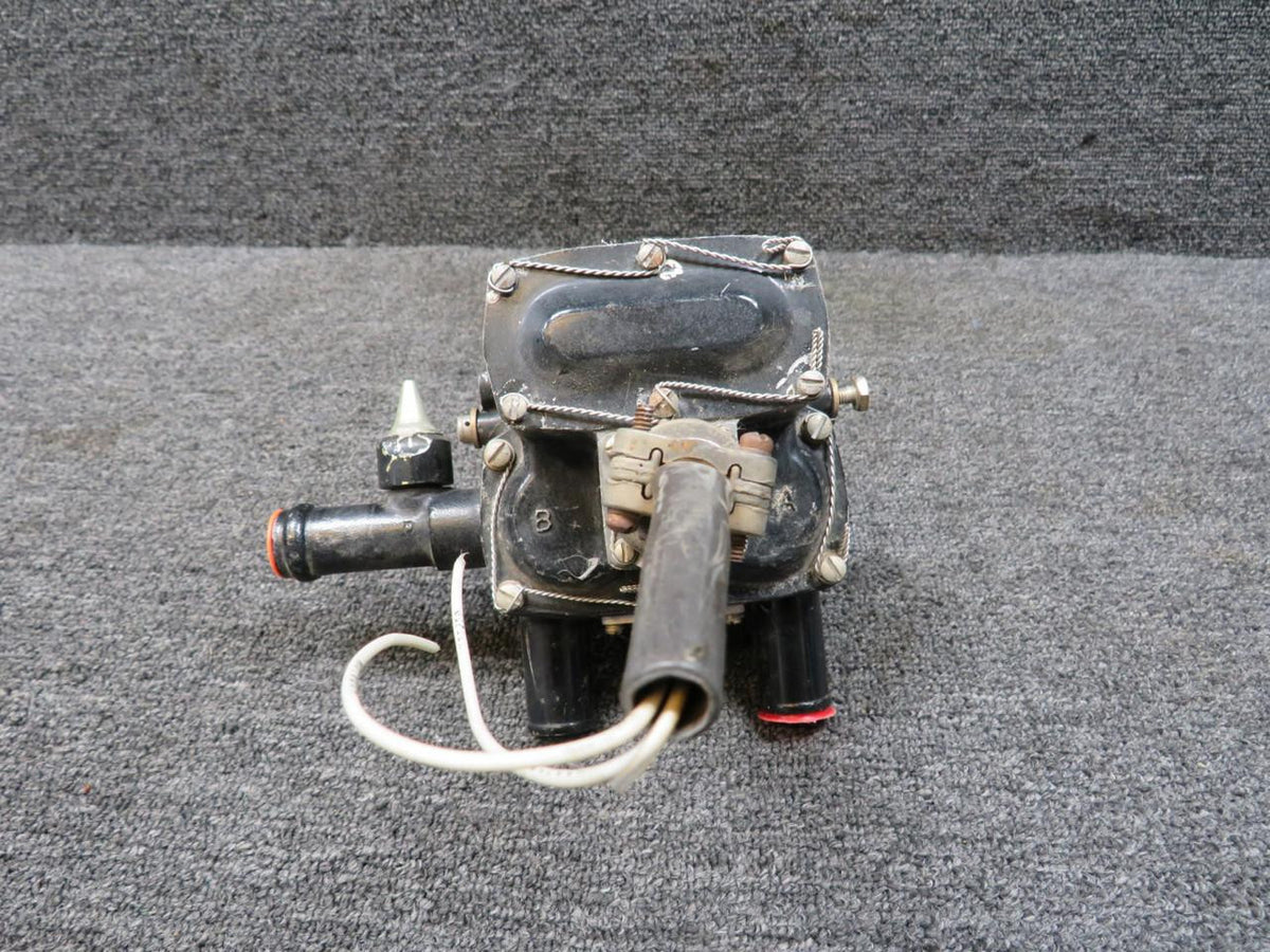 Bendix Airplane Parts & Equipment 38E63-1B Bendix Ejector Distributing Valve (Chipped Valve Stem) (Volts: 28)