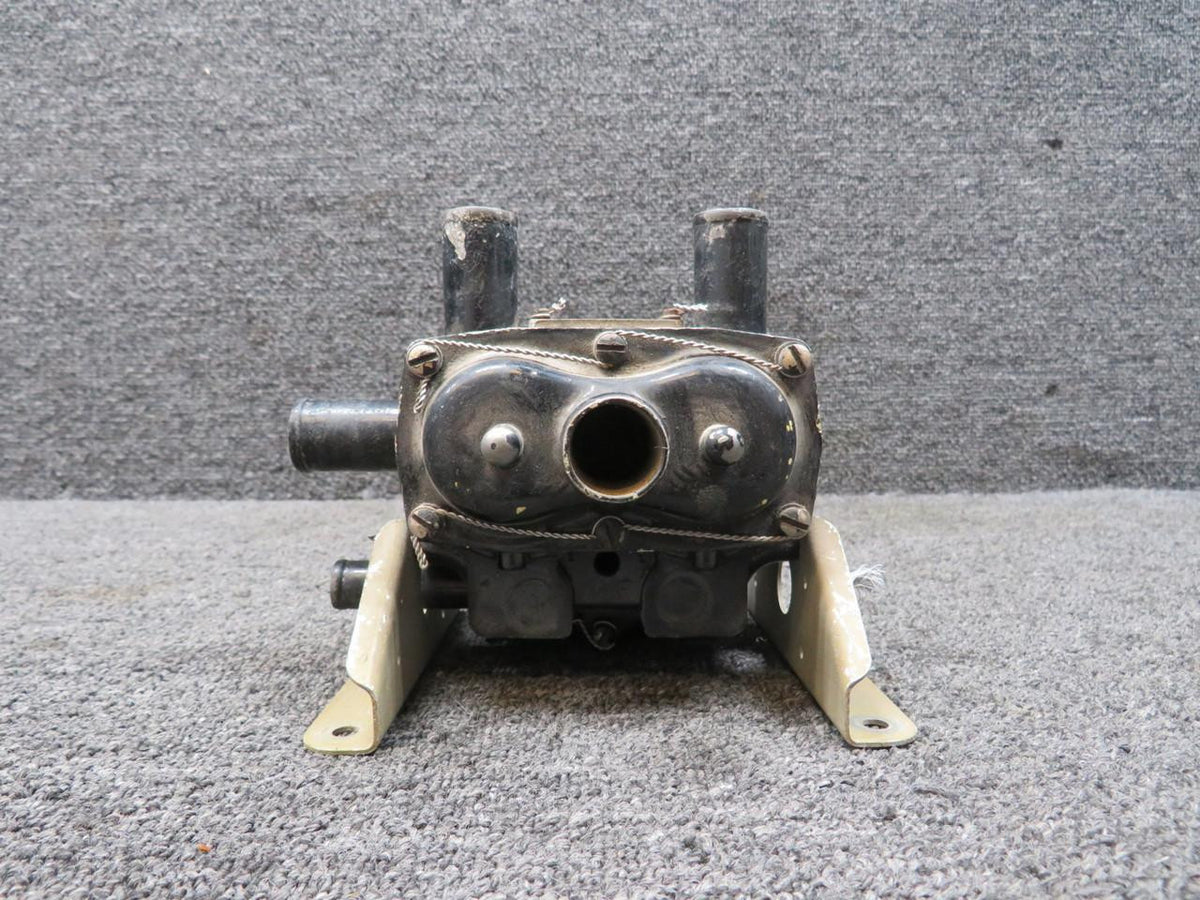Bendix Airplane Parts & Equipment 1532-3-A Bendix Style A De-Icer Distributor Valve w Brackets (Minor Corrosion)