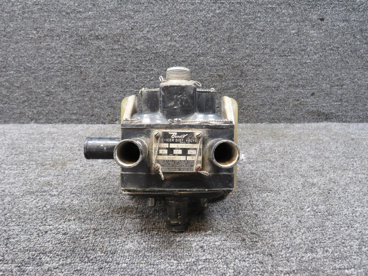 Bendix Airplane Parts & Equipment 1532-3-A Bendix Style A De-Icer Distributor Valve w Brackets (Minor Corrosion)