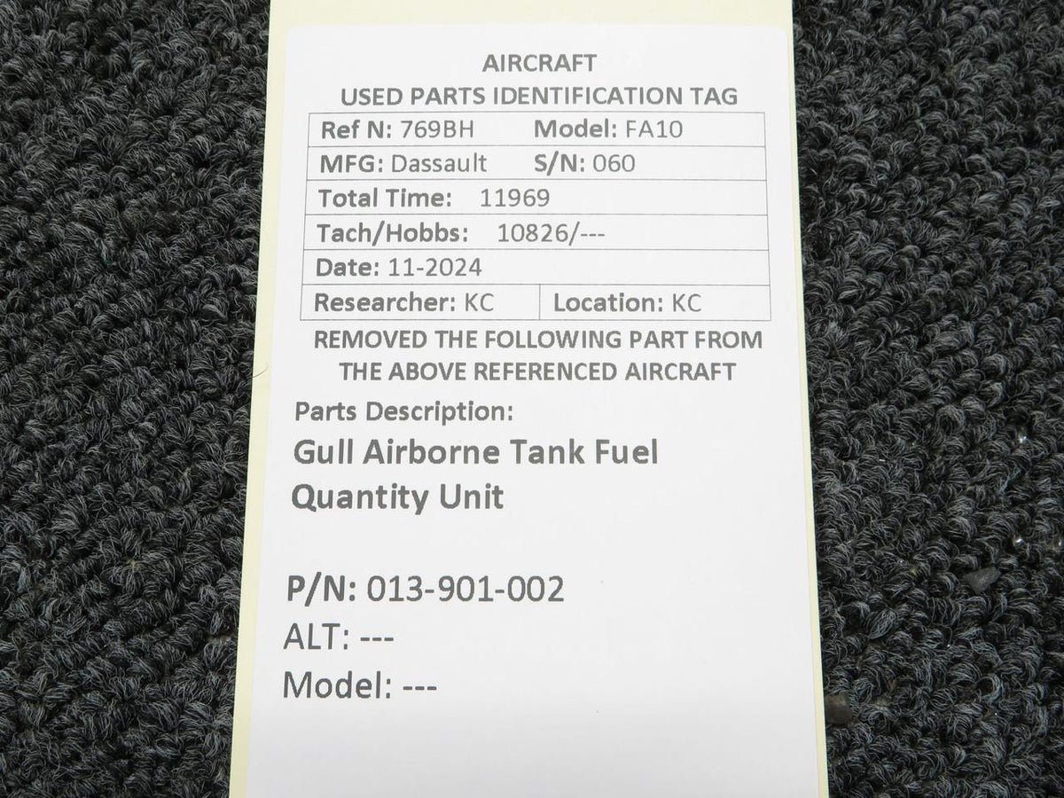 Gull Airborne 013-901-002 Gull Airborne Tank Fuel Quantity Unit