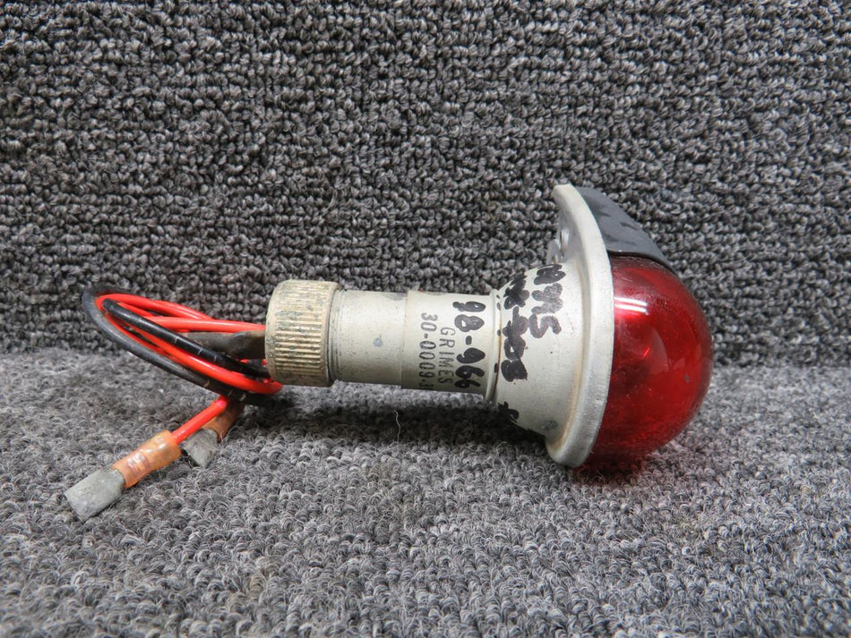 Grimes 30-0009-35 Grimes Wing Position Light Assembly with Red Lens