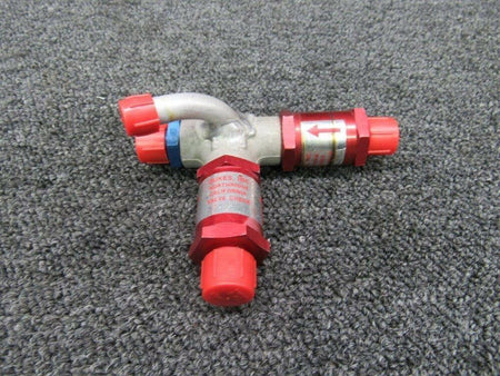 488-343, 492-181 Wing Pressurization Tee with Check Valves BAS Part Sales | Airplane Parts