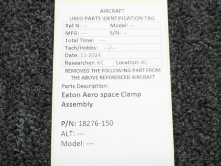 Eaton 18276-150 Eaton Aerospace Clamp Assembly
