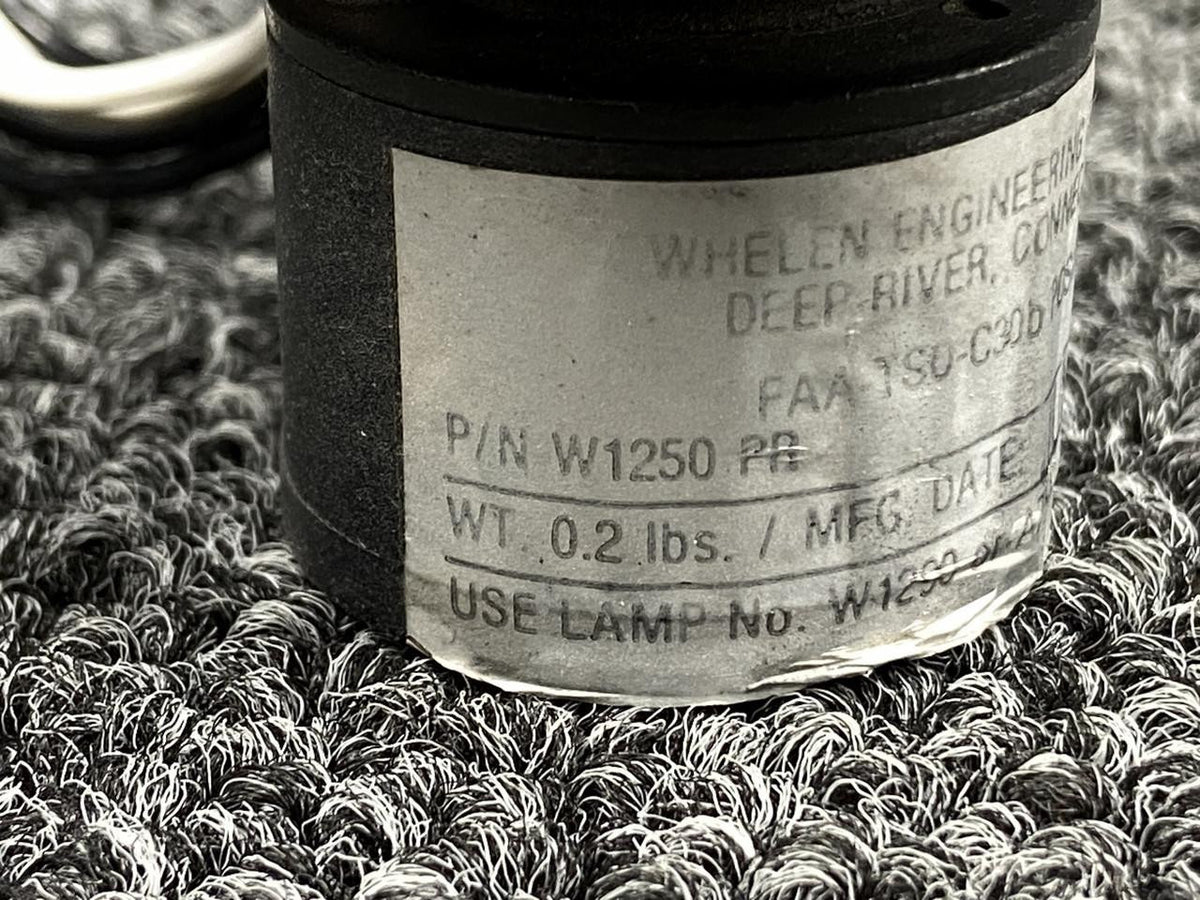 Whelen W1250-PR (Alt: 880038-501) Whelen Navigation Strobe Light LH with Lens