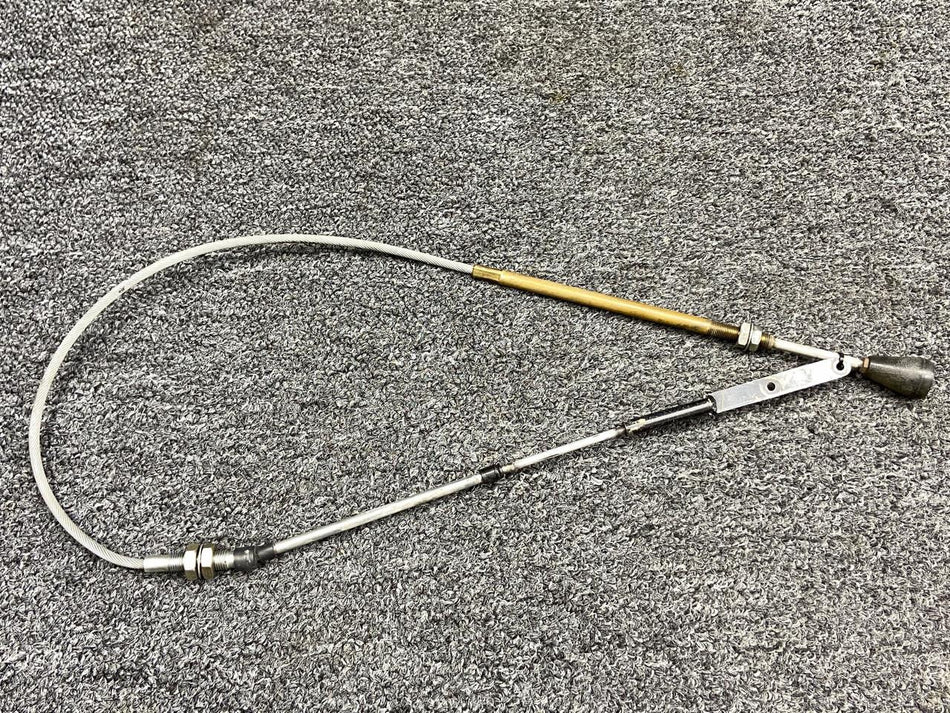 Mooney Aircraft Parts & Accessories 650220-501 Mooney M20K Cowl Flap Control Cable Assembly (Length: 41.5” & 43.25”)