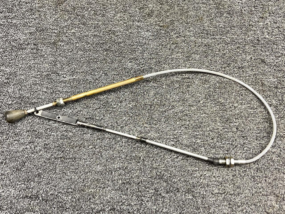 Mooney Aircraft Parts & Accessories 650220-501 Mooney M20K Cowl Flap Control Cable Assembly (Length: 41.5” & 43.25”)