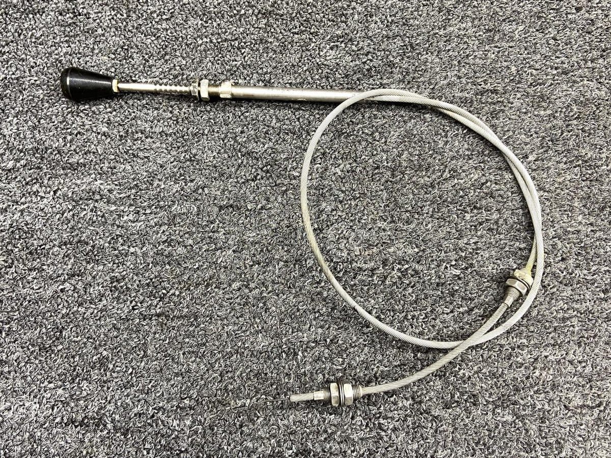 Mooney Aircraft Parts & Accessories 640258-007 Mooney M20K Cabin Heater Control Cable Assembly (Length: 46.75”)
