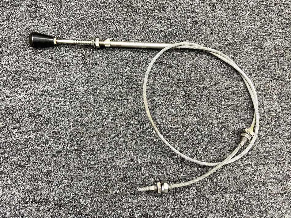 Mooney Aircraft Parts & Accessories 640258-007 Mooney M20K Cabin Heater Control Cable Assembly (Length: 46.75”)