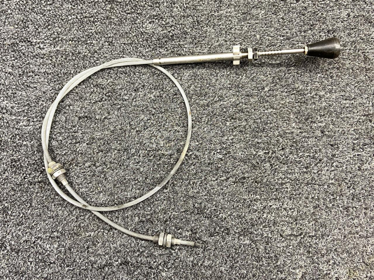 Mooney Aircraft Parts & Accessories 640258-007 Mooney M20K Cabin Heater Control Cable Assembly (Length: 46.75”)