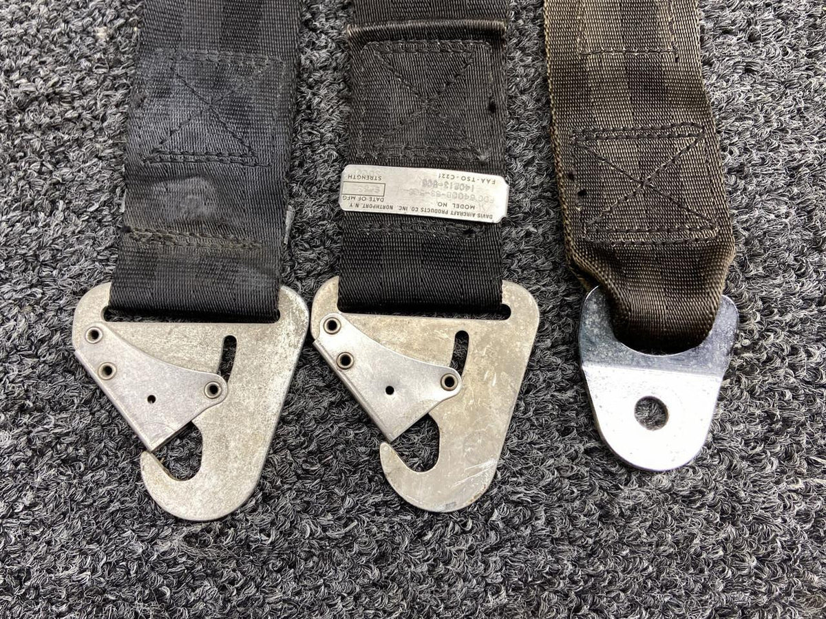 Davis-Aircraft Products FDC6400B-63-1, FDC6400B-63-508-1 Davis Aft Seat Belt LH with Shoulder Strap