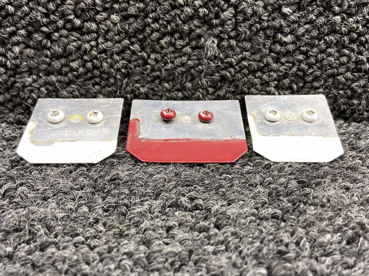 Mooney Aircraft Parts & Accessories 560024-007, 560024-008 Mooney M20K Aileron Bellcrank Attach Bracket Set