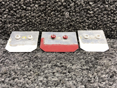 Mooney Aircraft Parts & Accessories 560024-007, 560024-008 Mooney M20K Aileron Bellcrank Attach Bracket Set