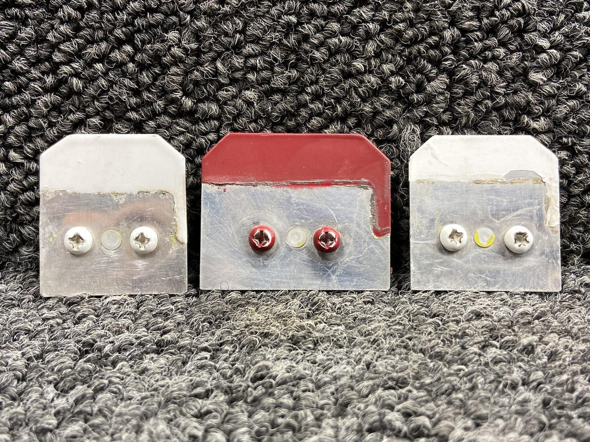 Mooney Aircraft Parts & Accessories 560024-007, 560024-008 Mooney M20K Aileron Bellcrank Attach Bracket Set