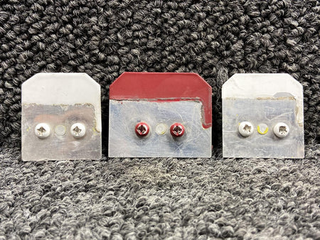 Mooney Aircraft Parts & Accessories 560024-007, 560024-008 Mooney M20K Aileron Bellcrank Attach Bracket Set