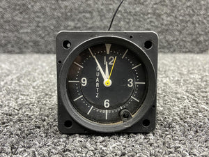 98470-1LW Mitchell Lighted Electric Aircraft Clock Indicator (No Knob, 12-28V)