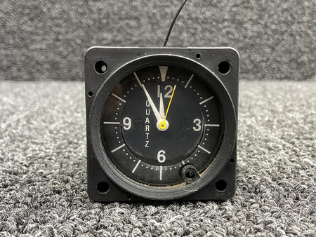 Mitchell 98470-1LW Mitchell Lighted Electric Aircraft Clock Indicator (No Knob, 12-28V)