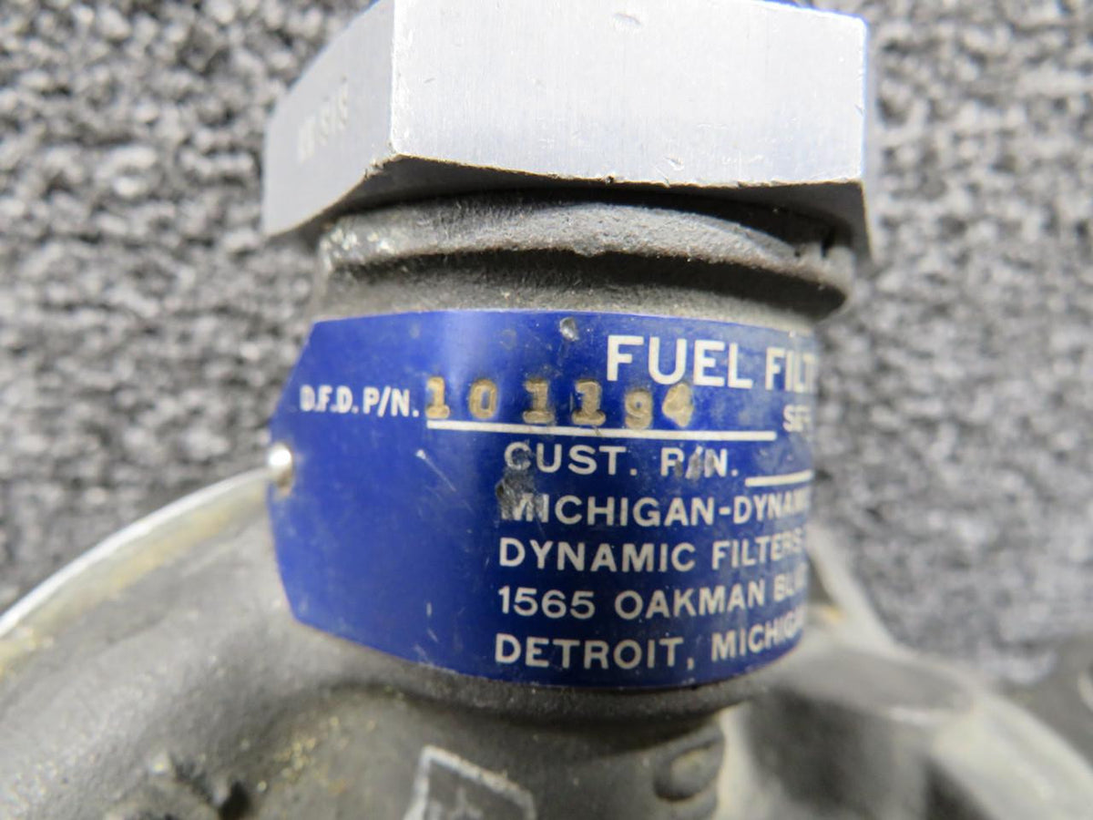 Michigan Dynamics 101194 (Cast: 101333) Michigan Dynamics Fuel Filter Top (Minus Connector)