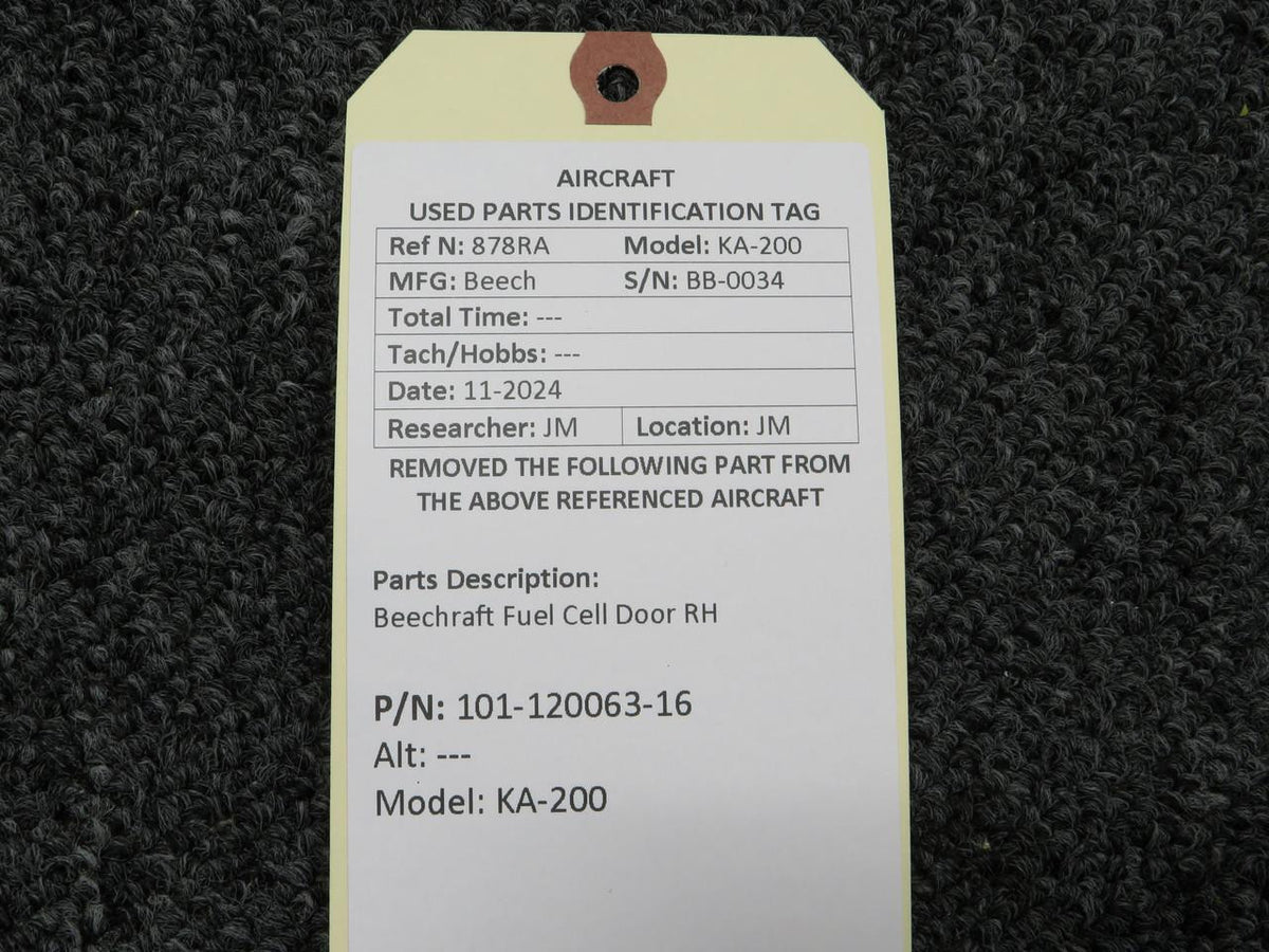 Beechcraft Parts 101-120063-16 Beechcraft KA-200 Fuel Cell Door RH